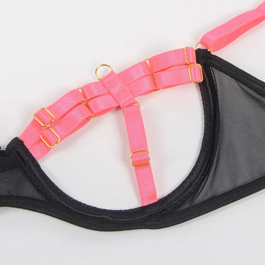Scandals Sexy Strappy Two-Colour Bra Set Lingerie Scandals Lingerie